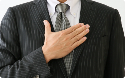 取引先等には知られることなく安心して契約を交わせる