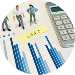 低手数料で調達コストを削減