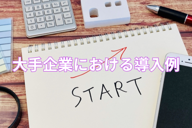 大手企業における導入例
