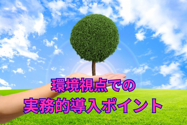 環境視点での実務的導入ポイント