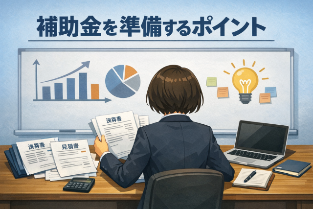 補助金を準備するポイント